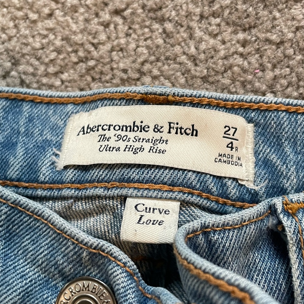 Abercrombie & Fitch CURVE LOVE Women's Blue Jeans